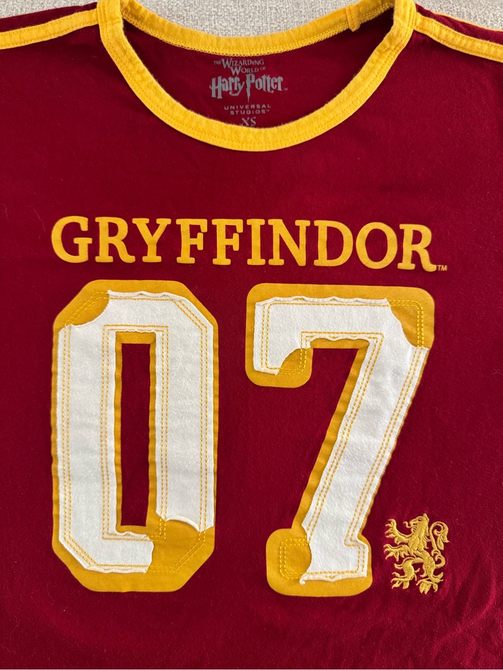 Harry Potter Gryffindor Quidditch Jersey